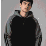 Men’s Black & Grey Contrast Hoodie